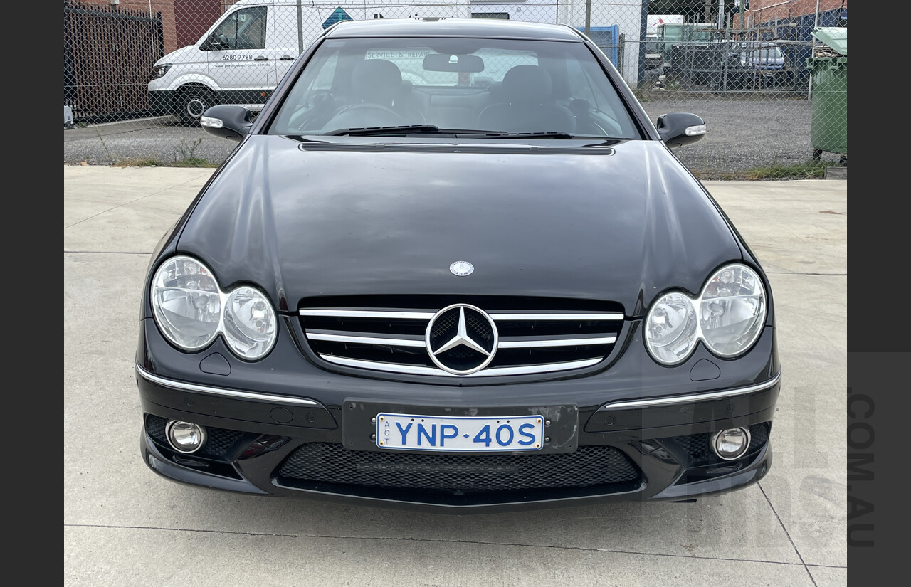 1/2006 Mercedes-Benz CLK280 Avantgarde C209 MY06 2d Coupe Black 3.0L