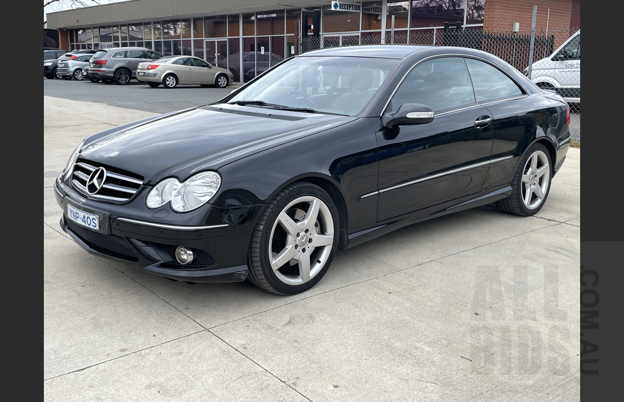 1/2006 Mercedes-Benz CLK280 Avantgarde C209 MY06 2d Coupe Black 3.0L