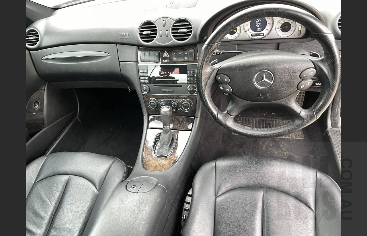 1/2006 Mercedes-Benz CLK280 Avantgarde C209 MY06 2d Coupe Black 3.0L