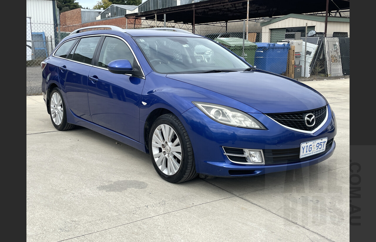 7/2009 Mazda Mazda6 Diesel GH MY09 4d Wagon Blue 2.2L