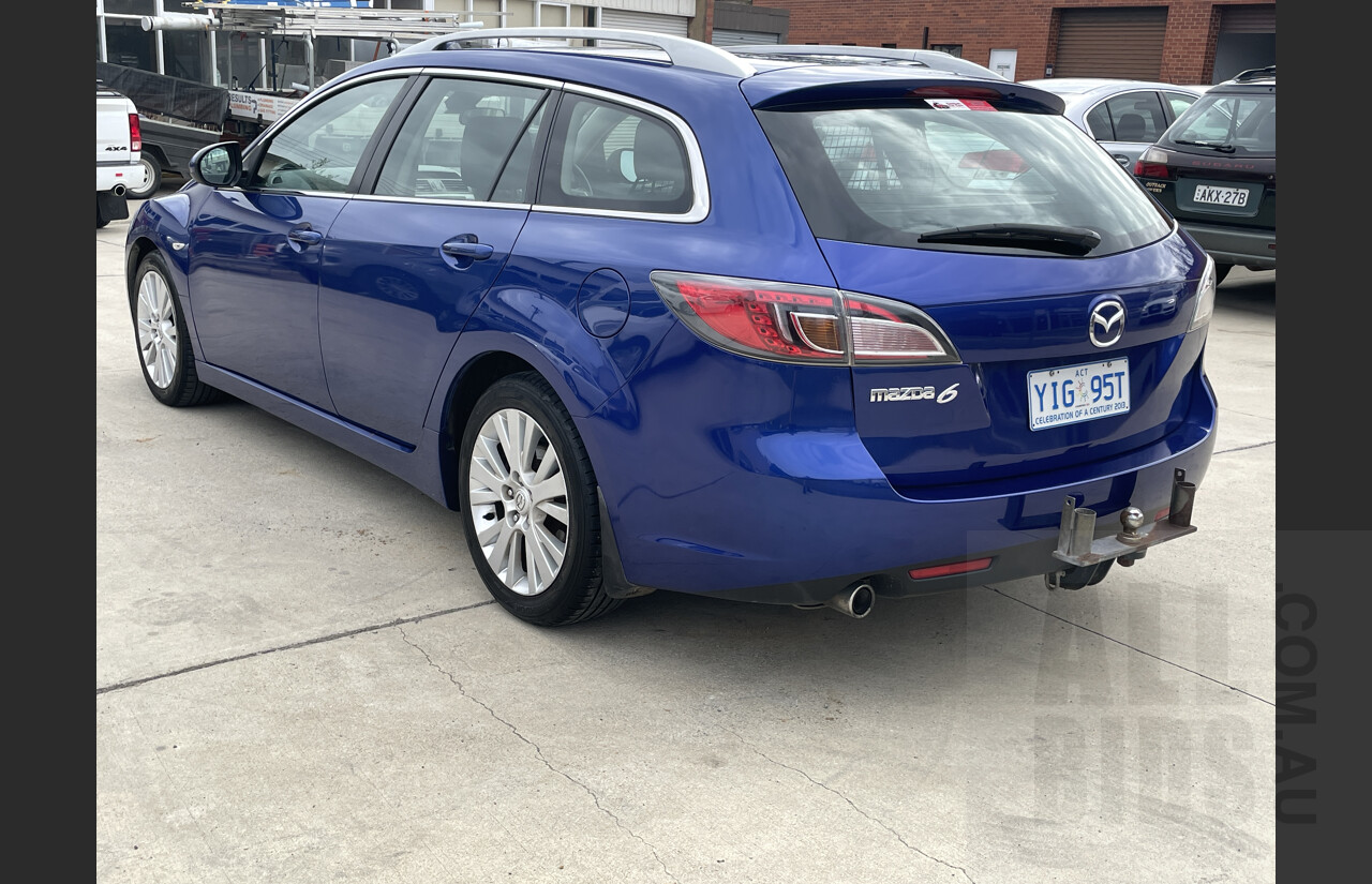 7/2009 Mazda Mazda6 Diesel GH MY09 4d Wagon Blue 2.2L