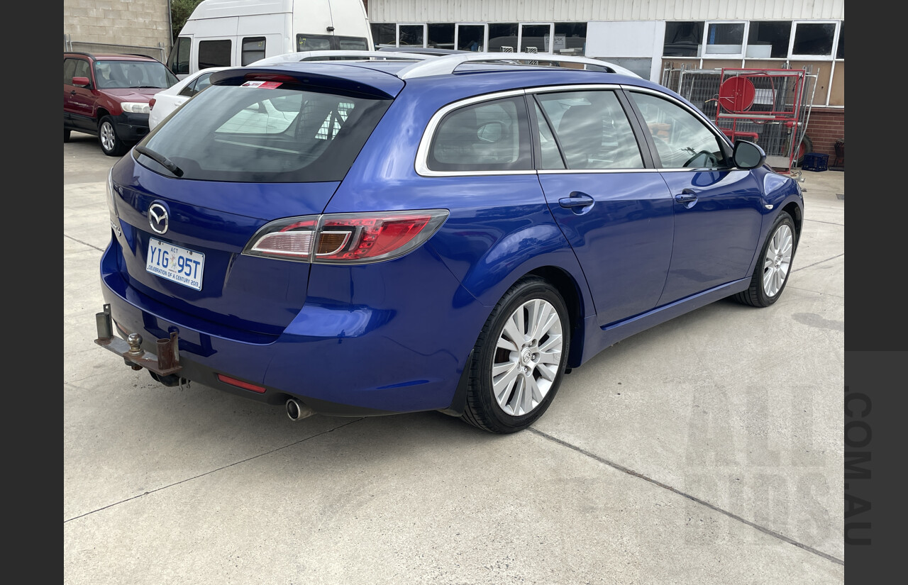 7/2009 Mazda Mazda6 Diesel GH MY09 4d Wagon Blue 2.2L