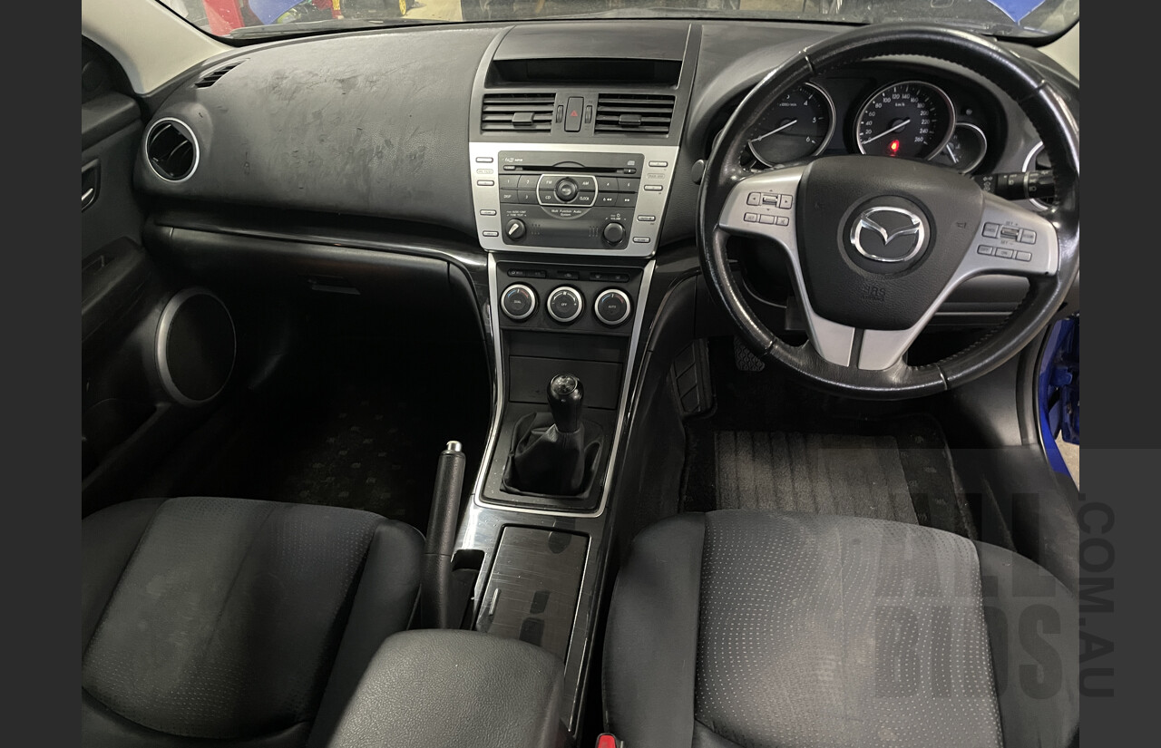 7/2009 Mazda Mazda6 Diesel GH MY09 4d Wagon Blue 2.2L