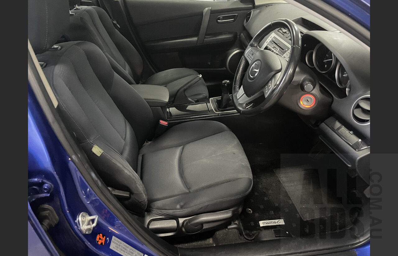 7/2009 Mazda Mazda6 Diesel GH MY09 4d Wagon Blue 2.2L