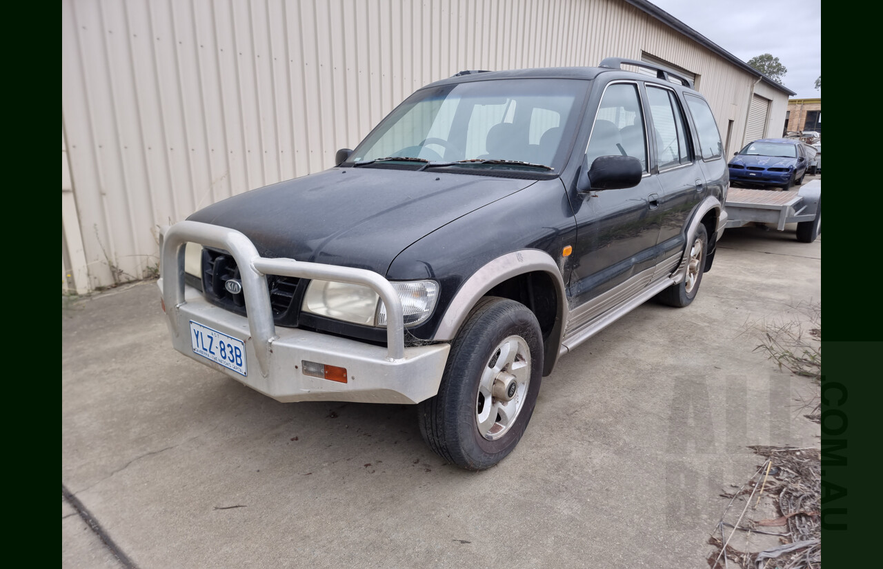 07/2001 Kia Sportage (4x4) MY01 4d Wagon Black 2.0L - Project