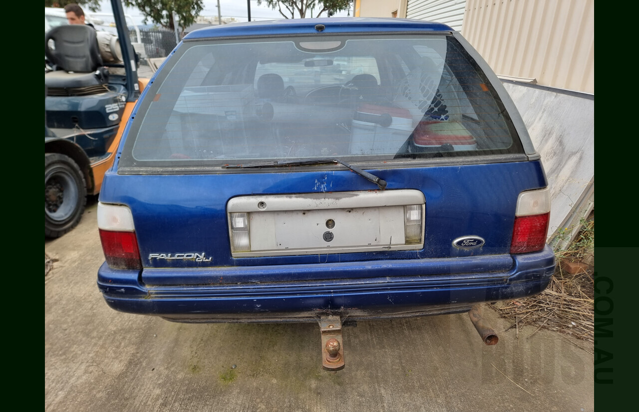 6/1998 Ford Falcon EL 4d Wagon Blue 4.0L