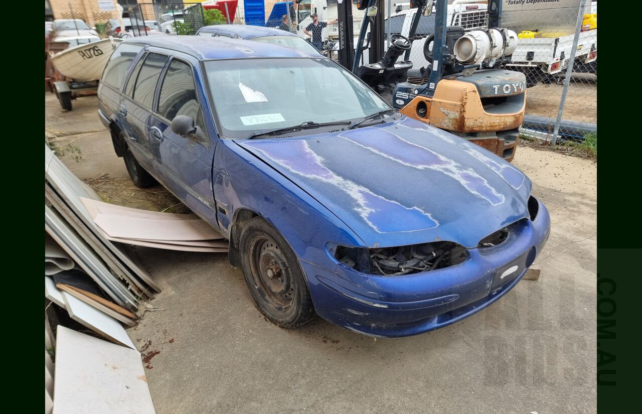 6/1998 Ford Falcon EL 4d Wagon Blue 4.0L
