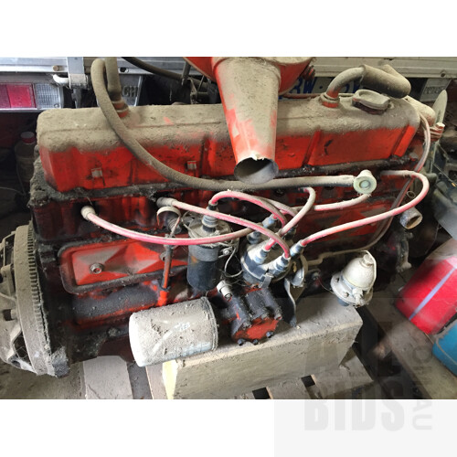 Holden Six Cylinder 186 Red Motor - Lot 1346342 | ALLBIDS