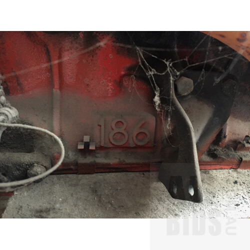 Holden Six Cylinder 186 Red Motor - Lot 1346342 | ALLBIDS