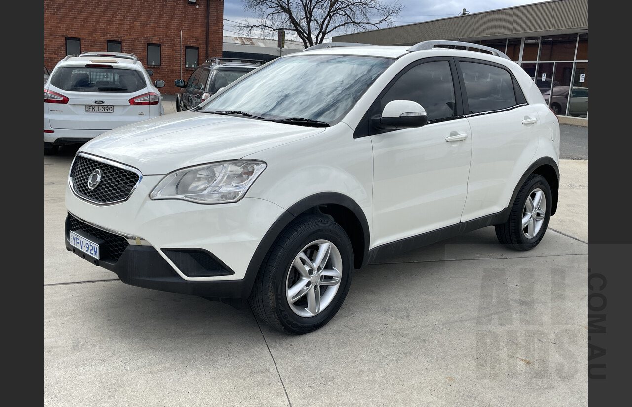 3/2012 Ssangyong Korando S C200 4d Wagon White 2.0L