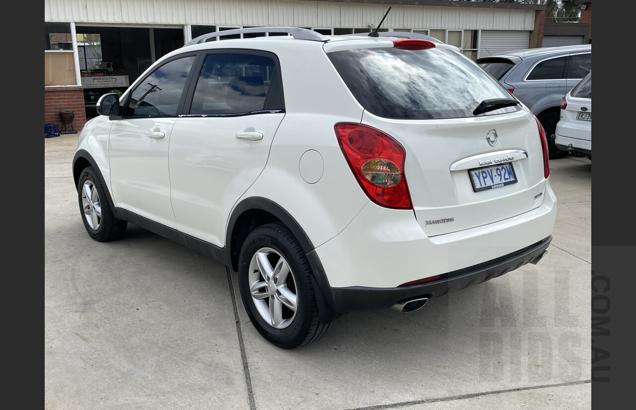 3/2012 Ssangyong Korando S C200 4d Wagon White 2.0L