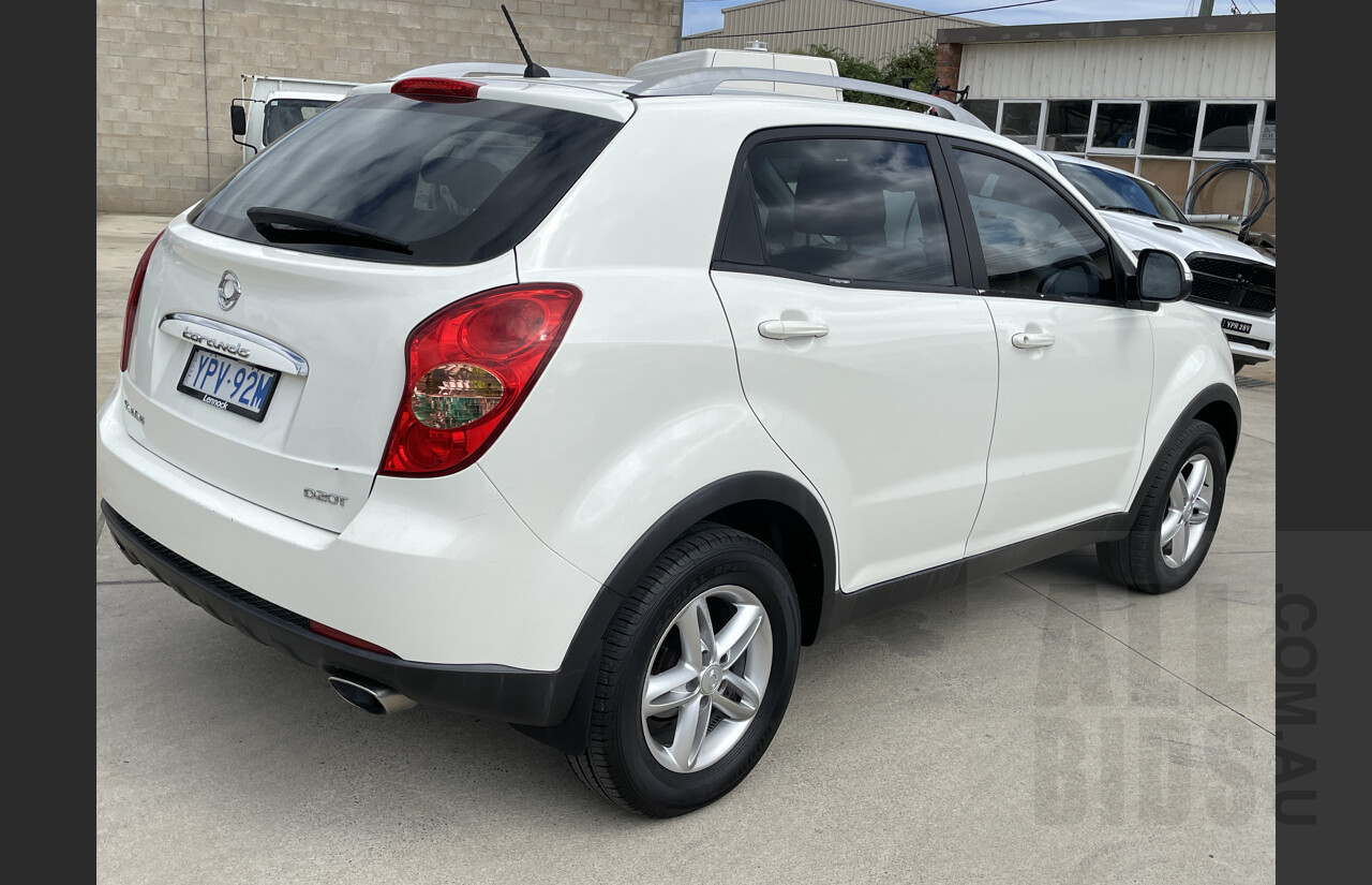 3/2012 Ssangyong Korando S C200 4d Wagon White 2.0L