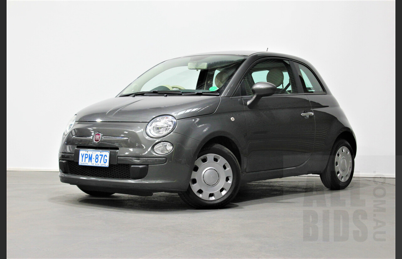 9/2014 Fiat 500 POP MY14 3d Hatchback Grey 1.2L
