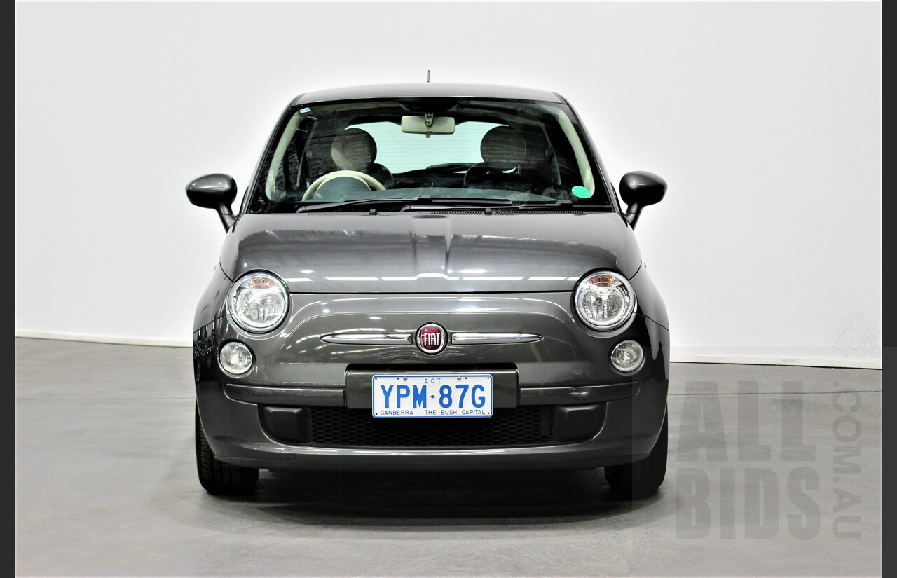 9/2014 Fiat 500 POP MY14 3d Hatchback Grey 1.2L