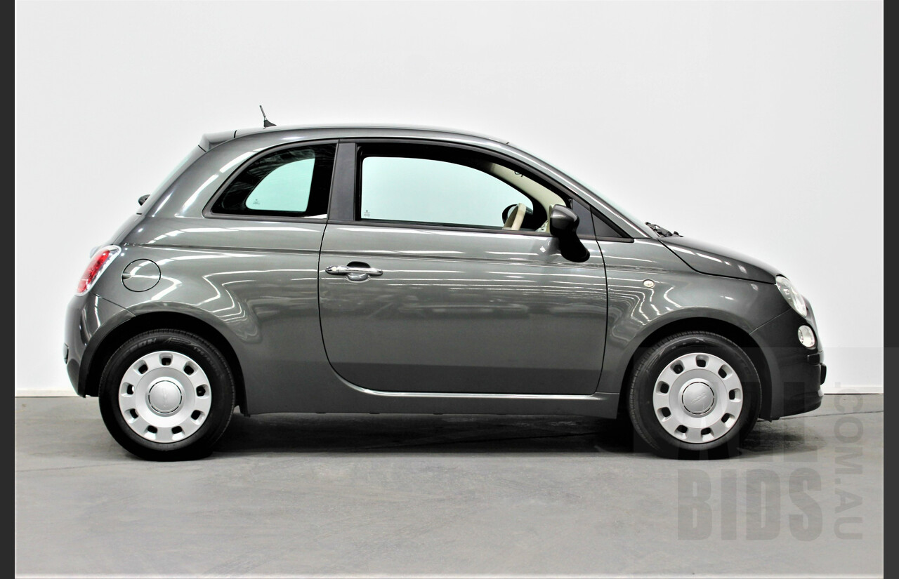 9/2014 Fiat 500 POP MY14 3d Hatchback Grey 1.2L