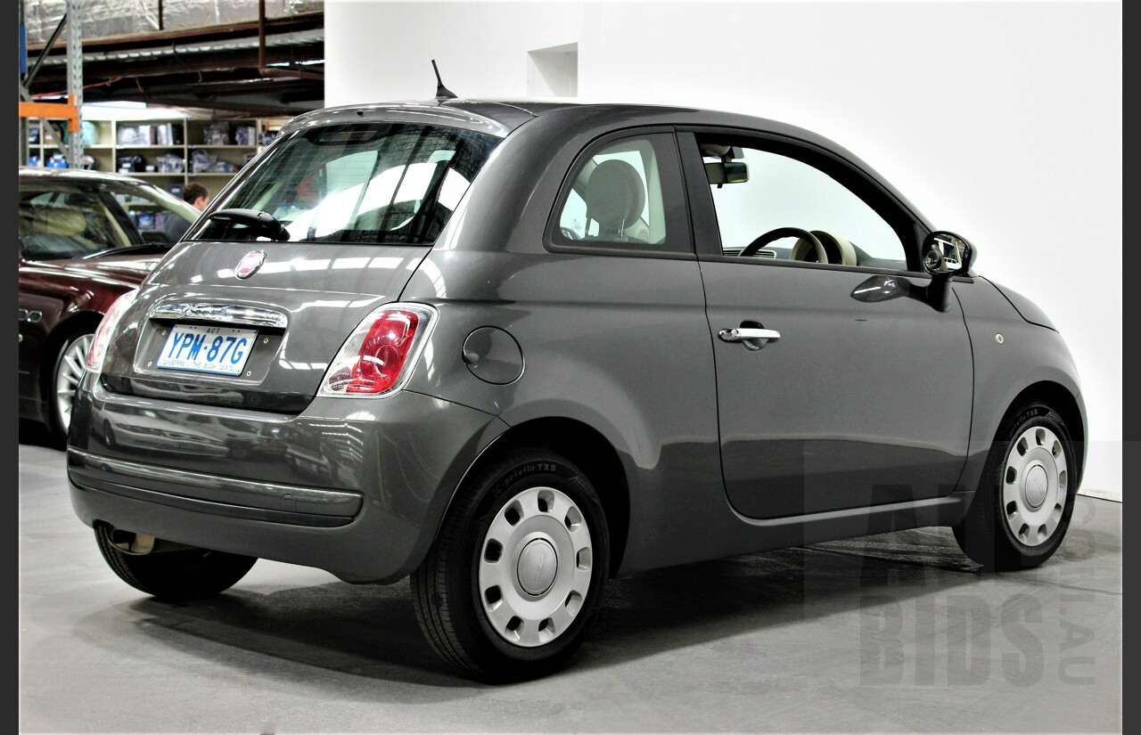 9/2014 Fiat 500 POP MY14 3d Hatchback Grey 1.2L