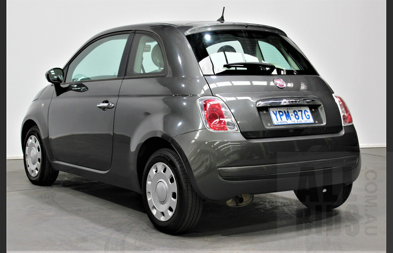 9/2014 Fiat 500 POP MY14 3d Hatchback Grey 1.2L
