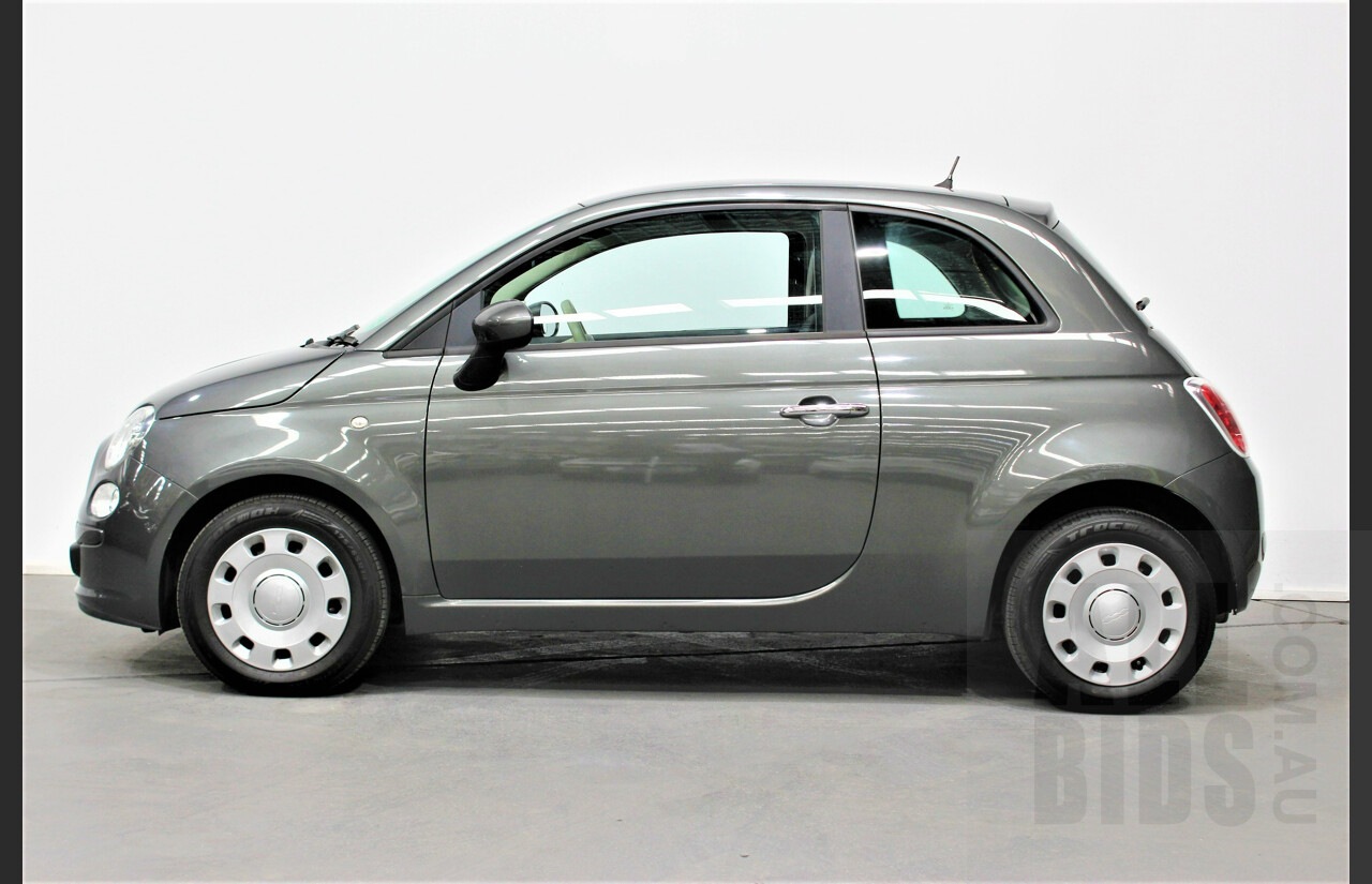 9/2014 Fiat 500 POP MY14 3d Hatchback Grey 1.2L