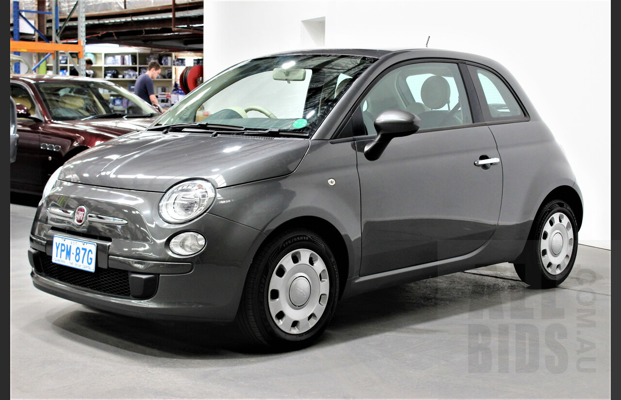 9/2014 Fiat 500 POP MY14 3d Hatchback Grey 1.2L