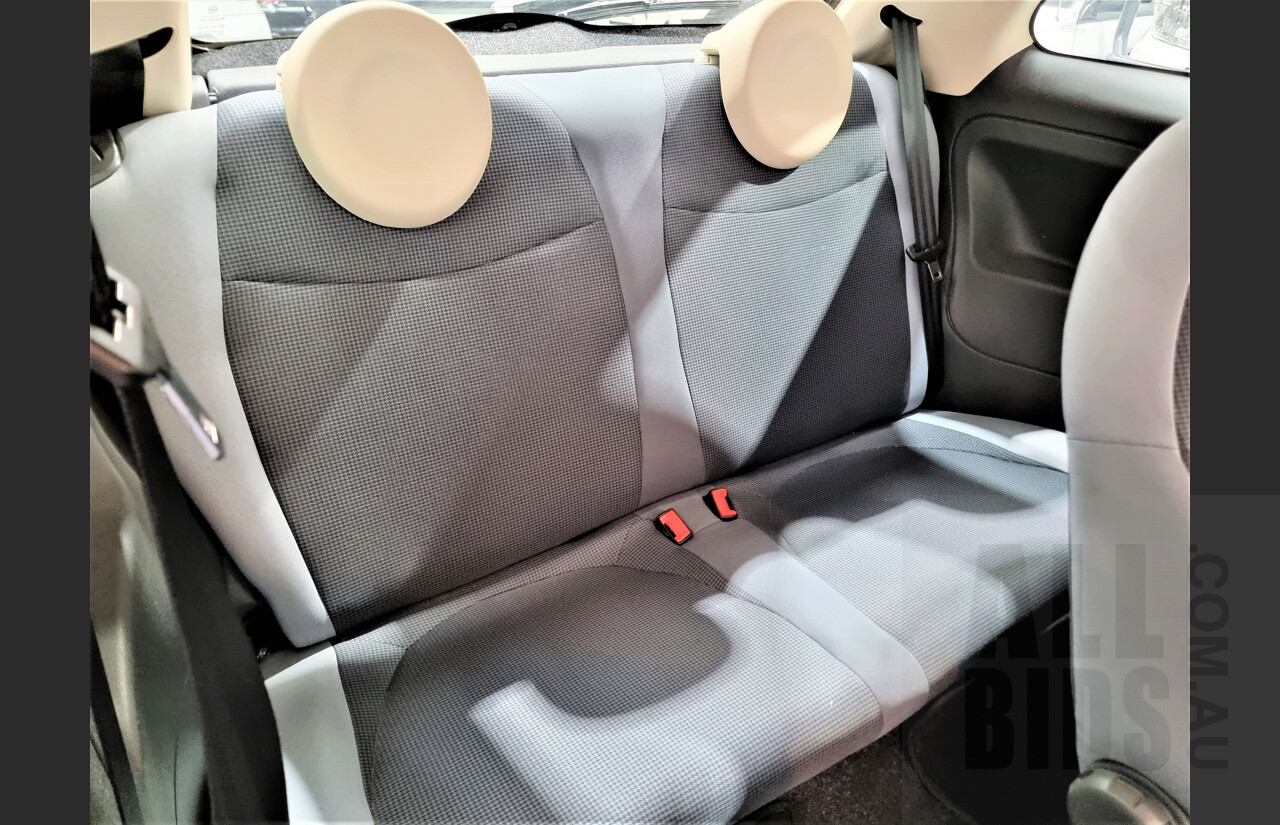 9/2014 Fiat 500 POP MY14 3d Hatchback Grey 1.2L