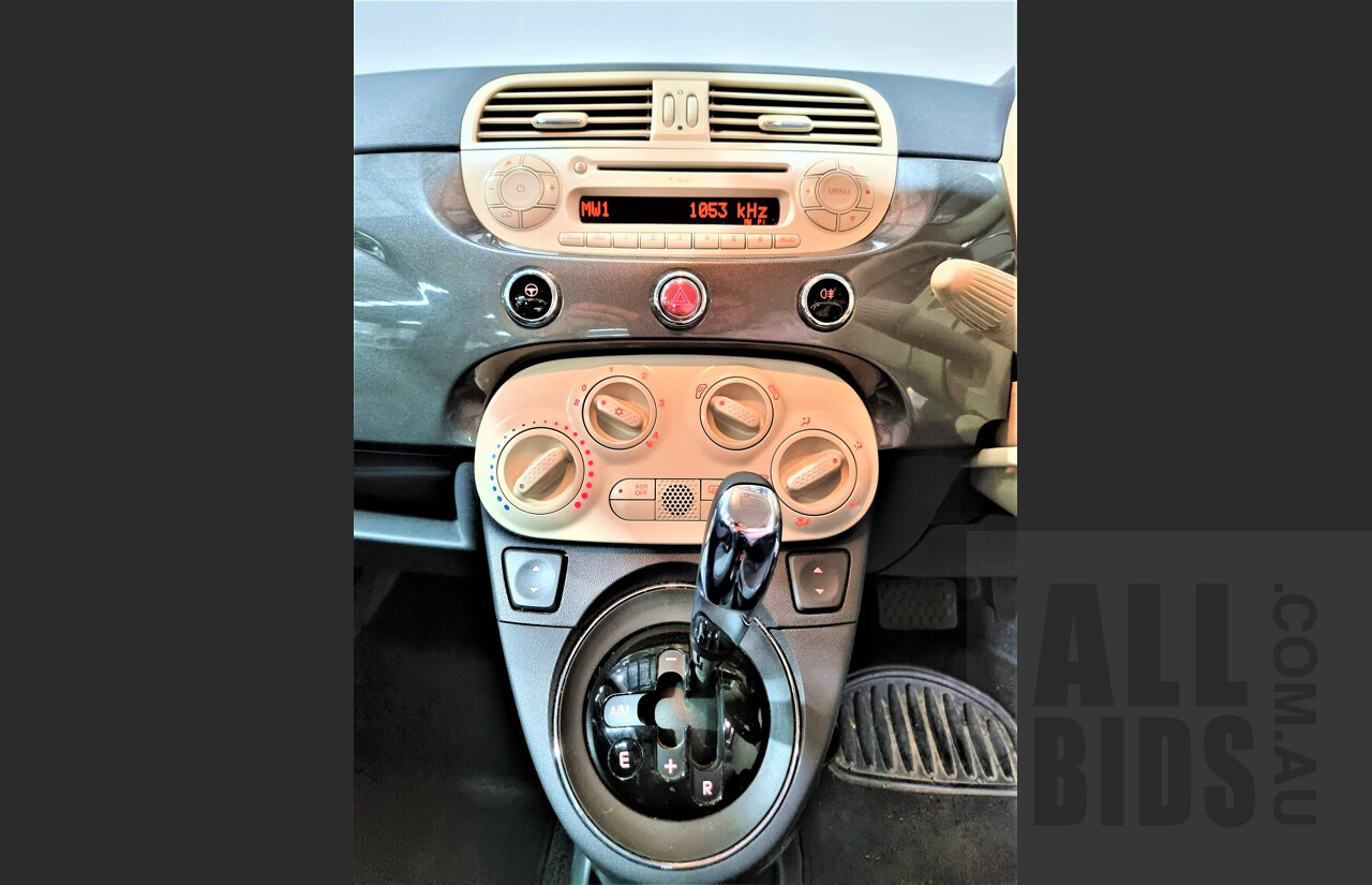 9/2014 Fiat 500 POP MY14 3d Hatchback Grey 1.2L