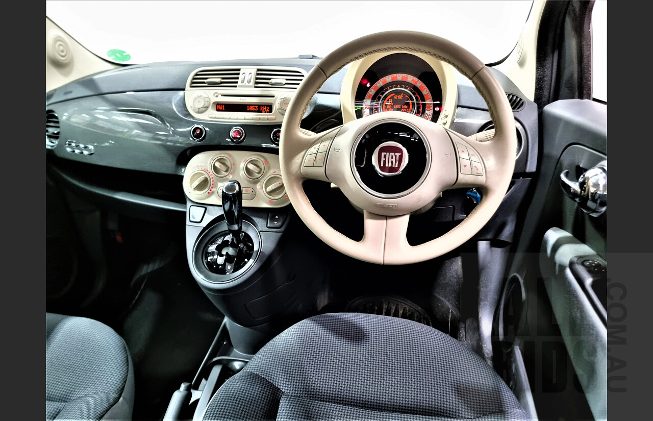9/2014 Fiat 500 POP MY14 3d Hatchback Grey 1.2L