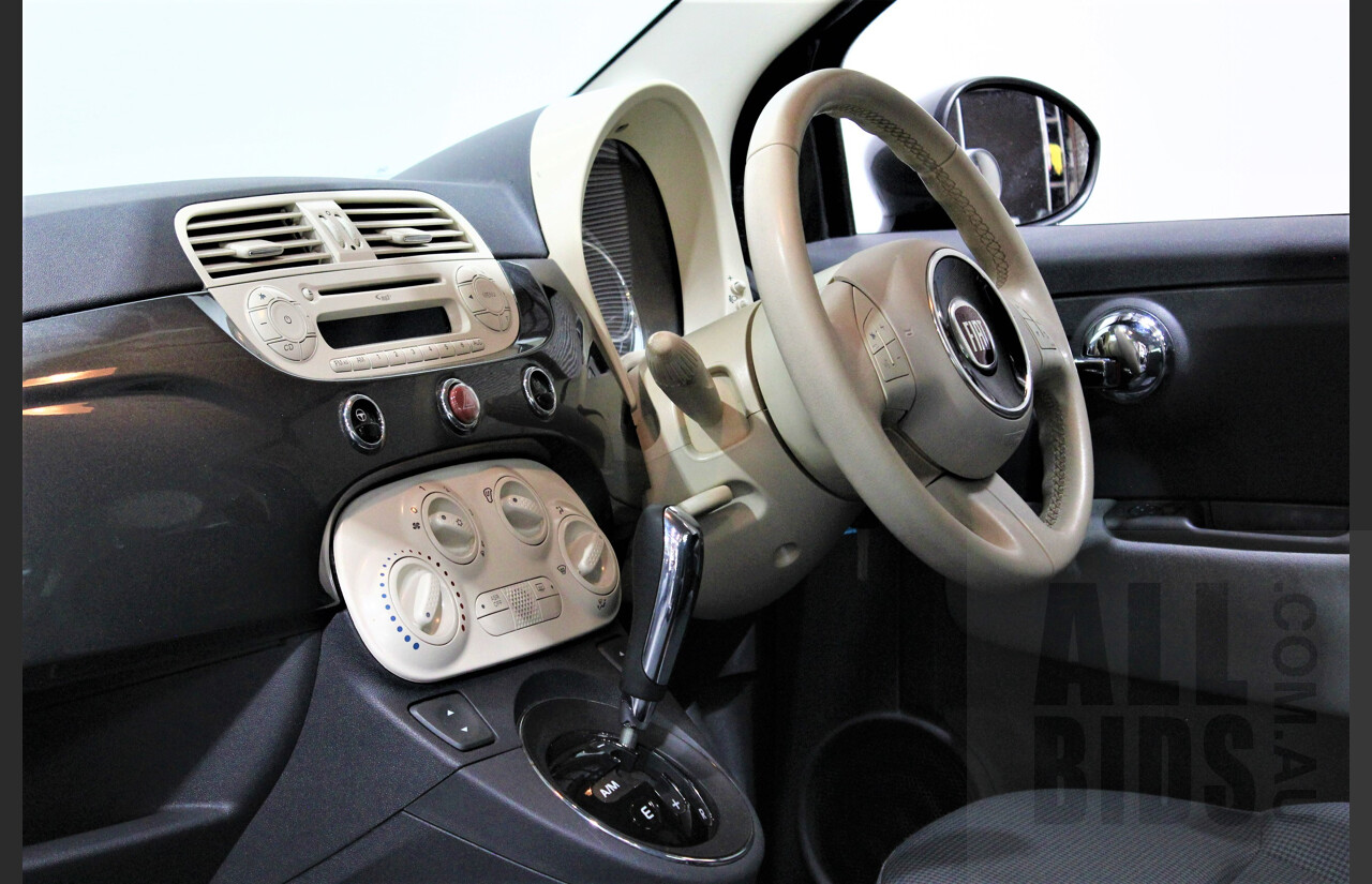 9/2014 Fiat 500 POP MY14 3d Hatchback Grey 1.2L