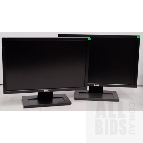 Dell (E1911C) 19 Inch Widescreen LCD Monitor - Lot of Two