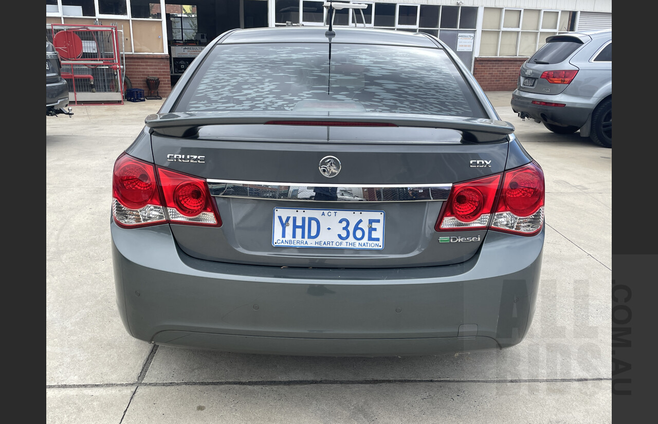 8/2010 Holden Cruze CDX JG 4d Sedan Grey 2.0L