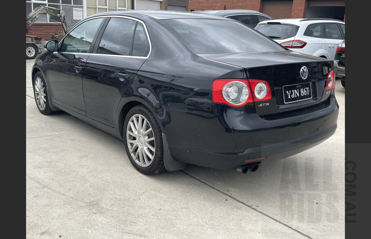 6/2007 Volkswagen Jetta 2.0 Turbo FSI 1KM 4d Sedan Black 2.0L