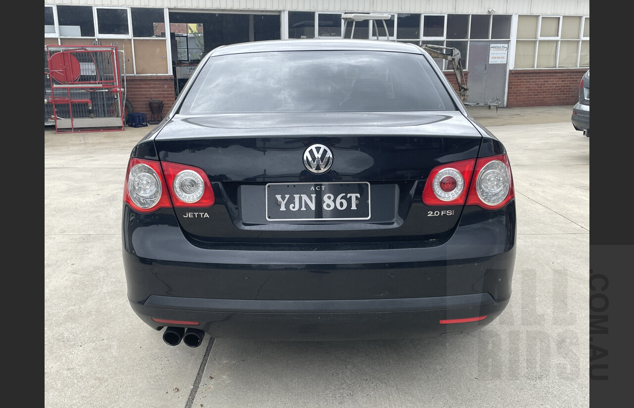 6/2007 Volkswagen Jetta 2.0 Turbo FSI 1KM 4d Sedan Black 2.0L