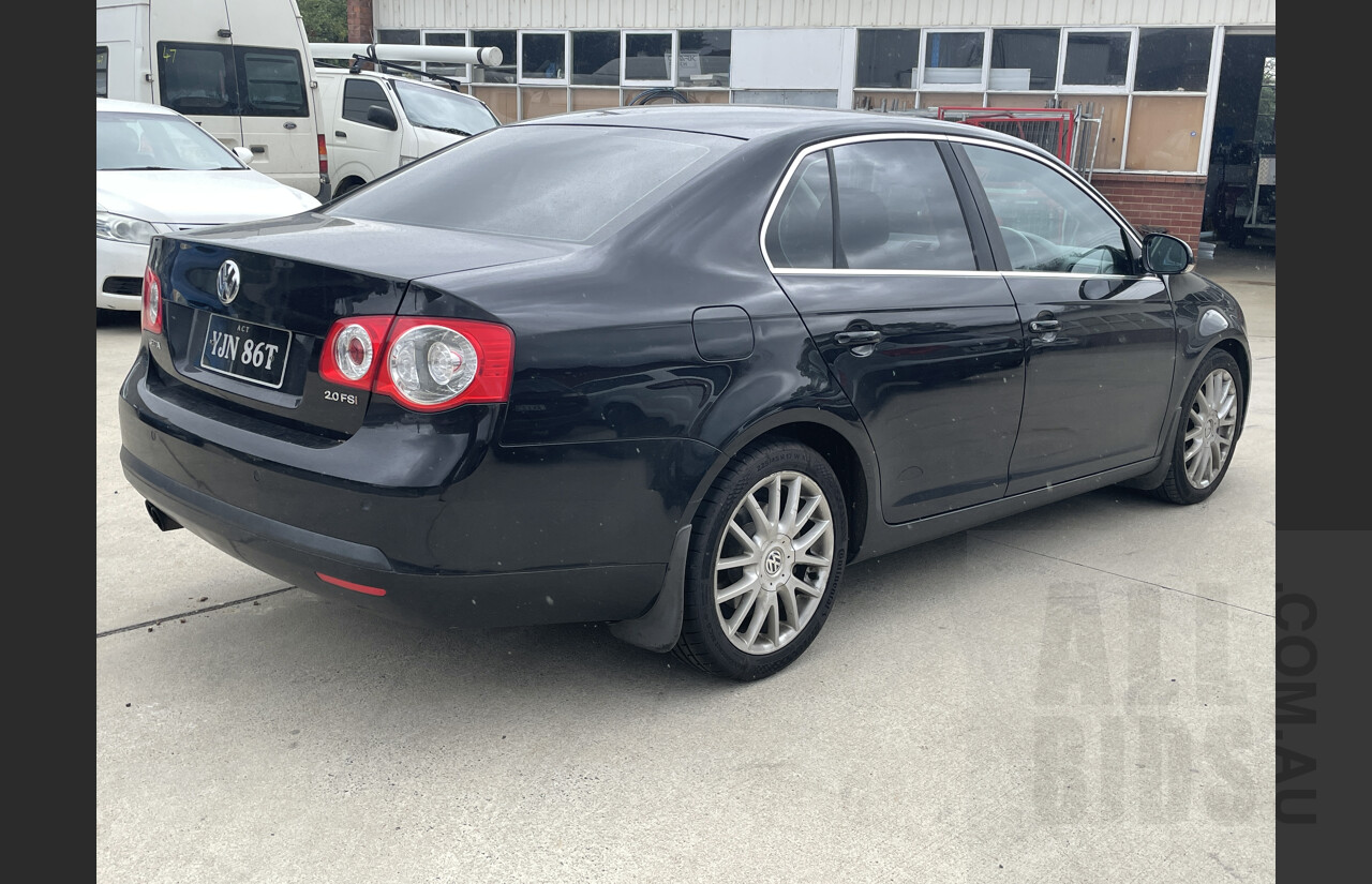 6/2007 Volkswagen Jetta 2.0 Turbo FSI 1KM 4d Sedan Black 2.0L