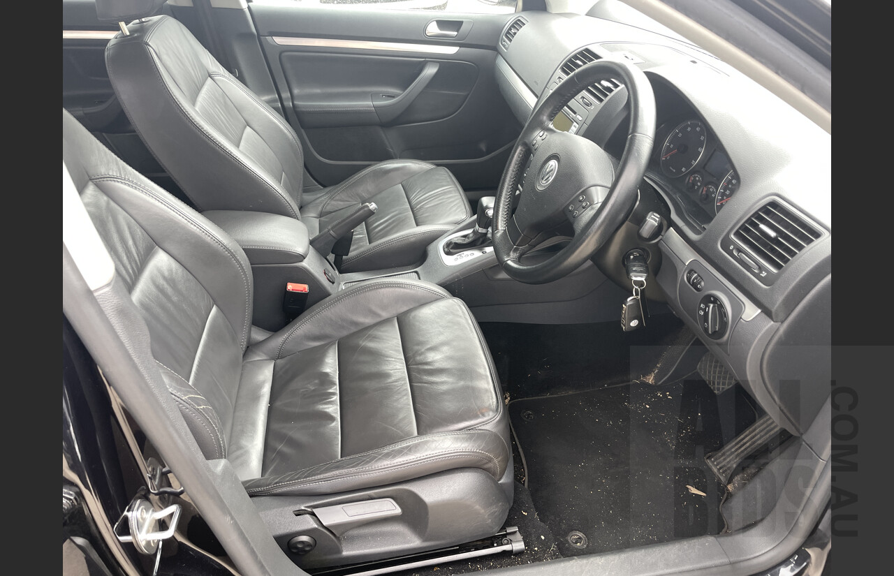 6/2007 Volkswagen Jetta 2.0 Turbo FSI 1KM 4d Sedan Black 2.0L