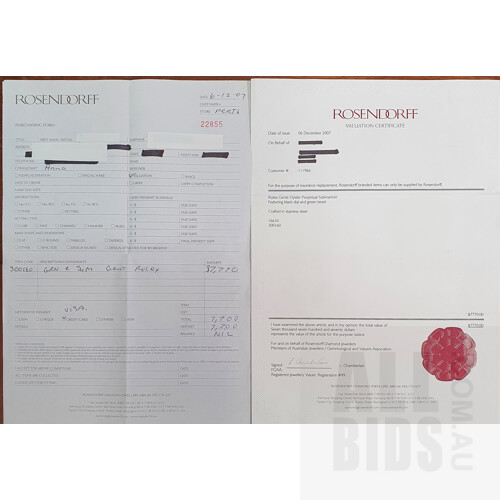 Good Genuine Rolex Gents Oyster Perpetual Submariner 16610LV With Black Dial and Iconic 'Kermit' Green Bezel with Original Box, Booklets and Original Paperwork