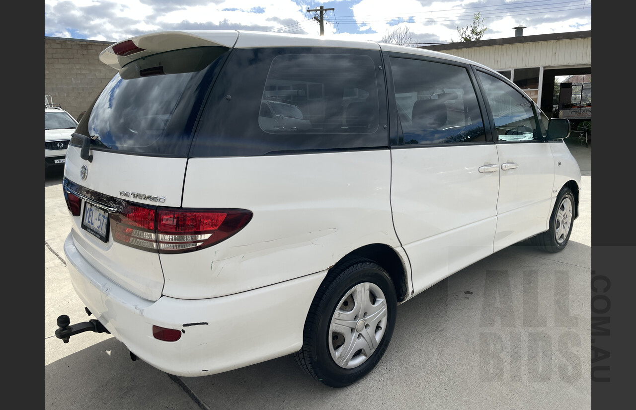 6/2004 Toyota Tarago GLi ACR30R 4d Wagon White 2.4L
