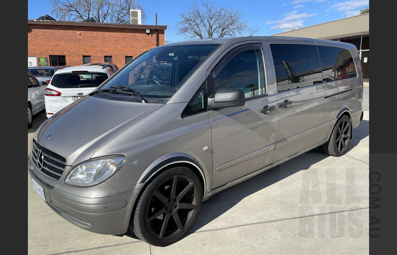 7/2010 Mercedes-Benz Vito 120cdi  5d Van Silver 3.0L Diesel - 5 Seats