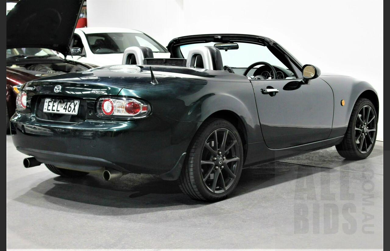 1/2007 Mazda MX-5 NC Hardtop 2d Convertible Green 2.0L