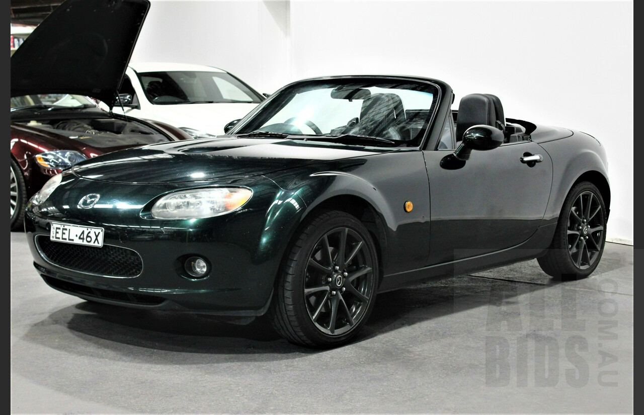 1/2007 Mazda MX-5 NC Hardtop 2d Convertible Green 2.0L