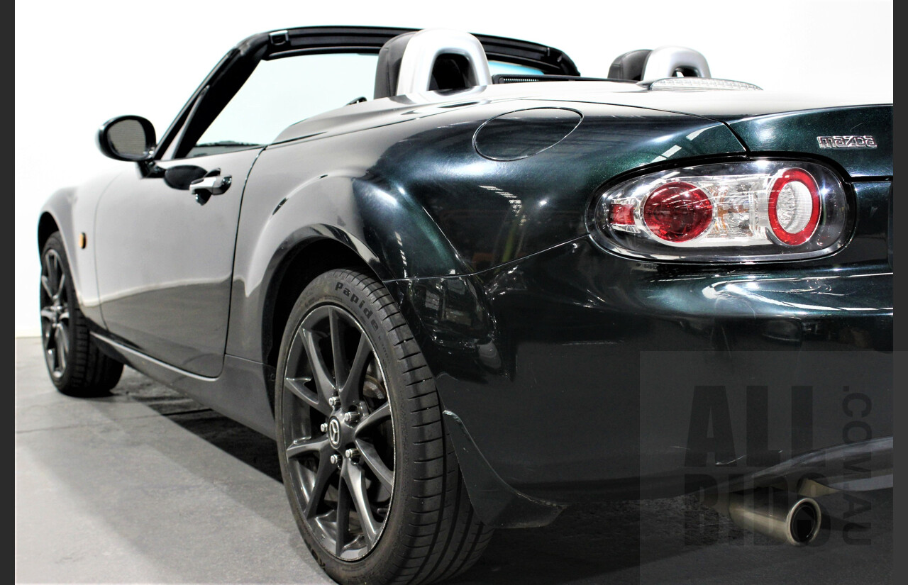 1/2007 Mazda MX-5 NC Hardtop 2d Convertible Green 2.0L