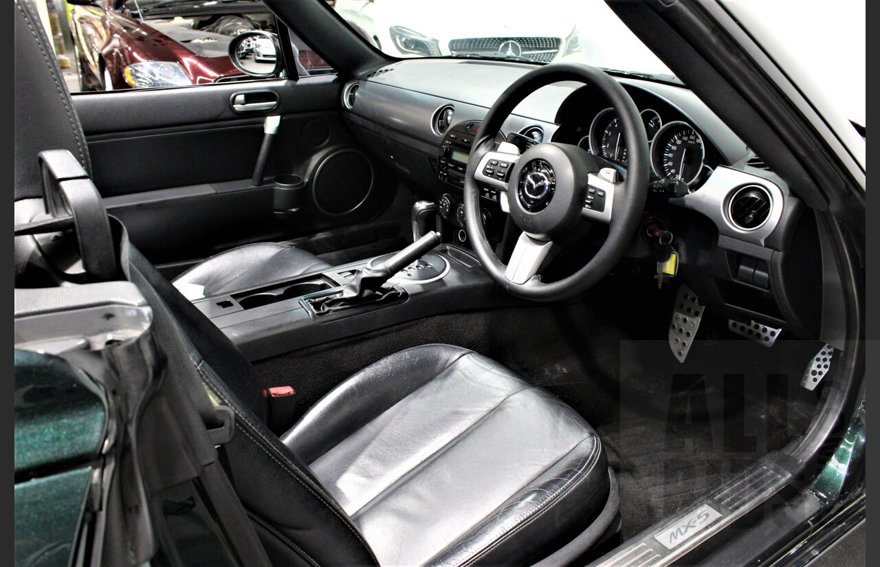 1/2007 Mazda MX-5 NC Hardtop 2d Convertible Green 2.0L