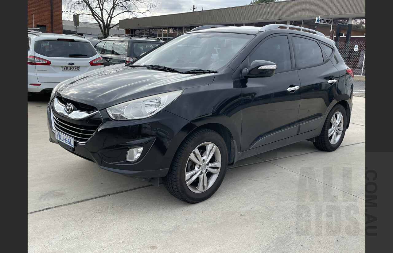 12/2012 Hyundai Ix35 Elite (awd) LM MY13 4d Wagon Black 2.4L