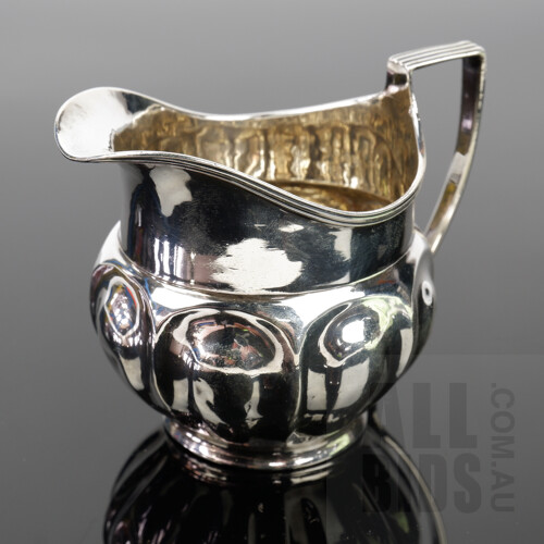Good Edwardian Sterling Silver Creamer Jug, London, 1904, 105g