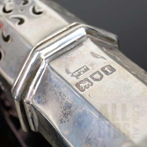 Sterling Silver Sugar Castor, London, Mappin and Webb, 1906, 119g