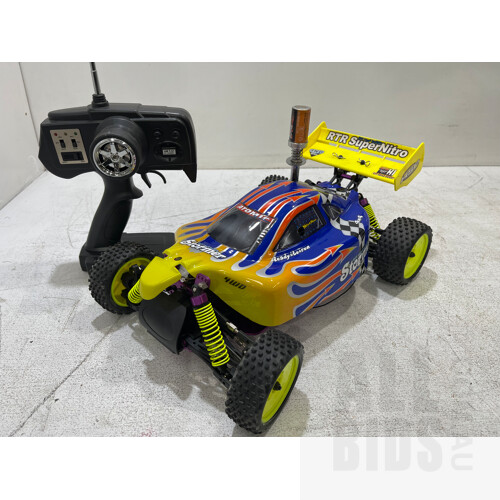 HSP Remote Control  Car 1/10 27.125 Ghz 2 Speed Nitro Gas 4Wd Off-Road Buggy