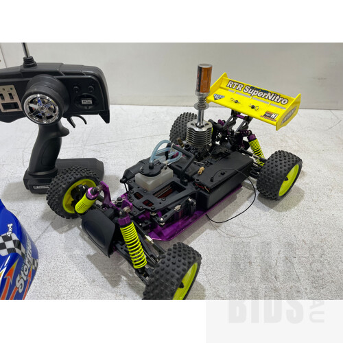 HSP Remote Control  Car 1/10 27.125 Ghz 2 Speed Nitro Gas 4Wd Off-Road Buggy