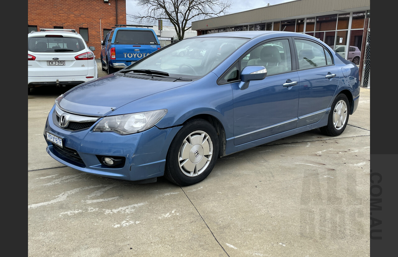 11/2009 Honda Civic Hybrid MY07 4d Sedan Blue 1.3L