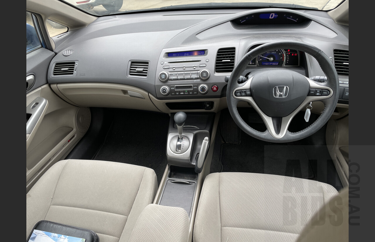 11/2009 Honda Civic Hybrid MY07 4d Sedan Blue 1.3L