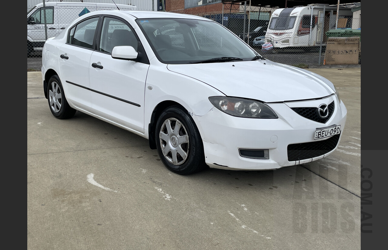 1/2008 Mazda Mazda3 NEO BK 4d Sedan White 2.0L