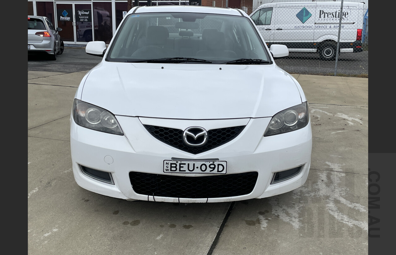 1/2008 Mazda Mazda3 NEO BK 4d Sedan White 2.0L
