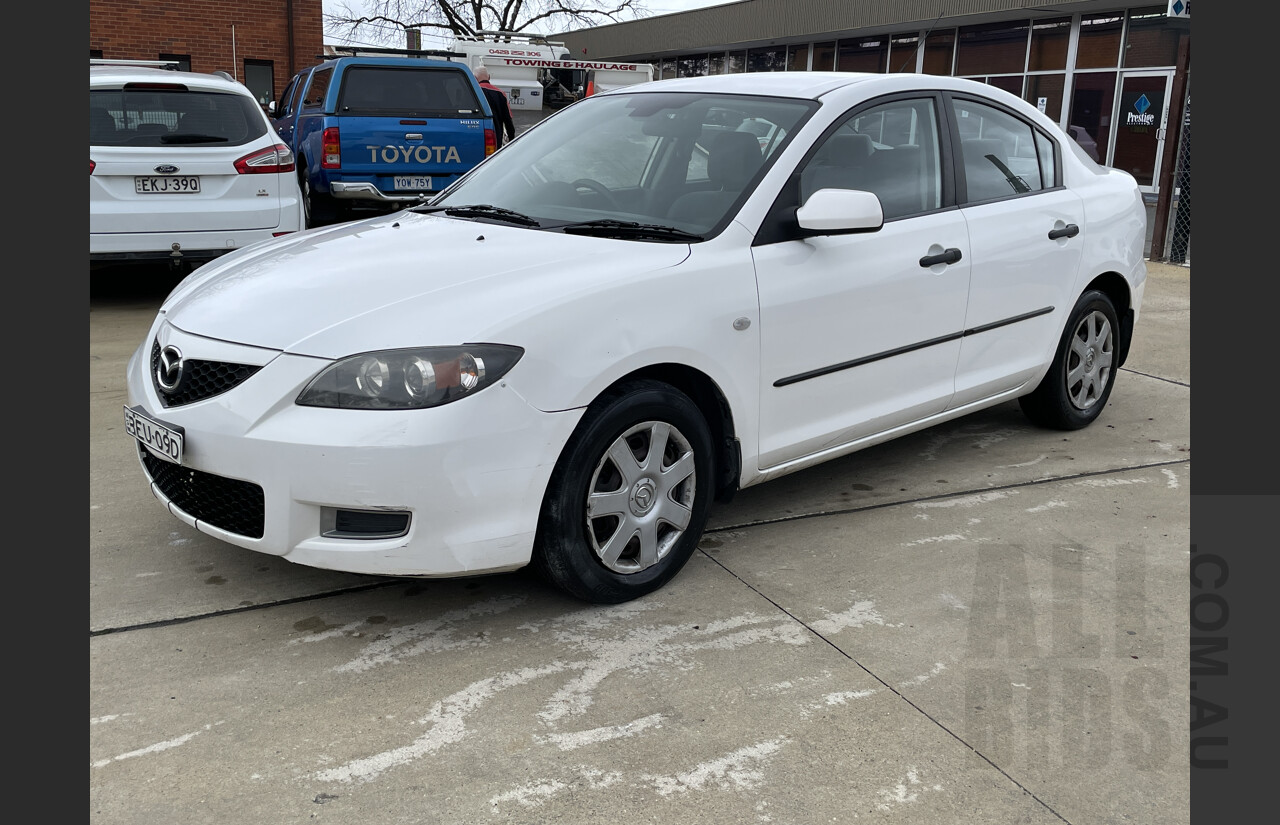 1/2008 Mazda Mazda3 NEO BK 4d Sedan White 2.0L